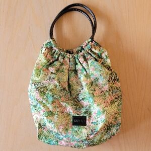 Valentino RED V Purse Shoulder Bag Tote Floral Watercolor Made in Italy